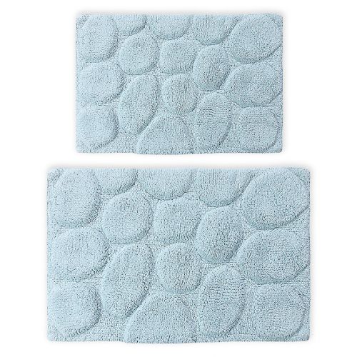  Palm 2-Piece 21 x 34 and 24 x 40 Bath Mat Set