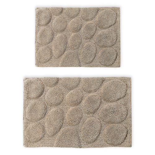  Palm 2-Piece 21 x 34 and 24 x 40 Bath Mat Set