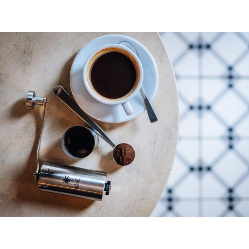  [아마존베스트]Palm Beans Hand Coffee Grinder with Ceramic Cone Grinder Manual Espresso Coffee Grinder - Manual Grinding