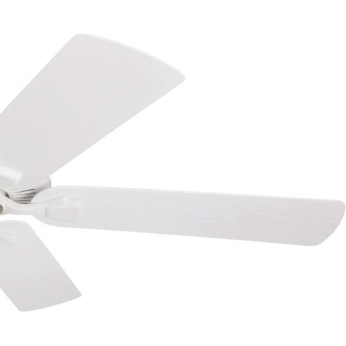  Palm Coast Fans Honeywell Belmar 52-Inch Outdoor Ceiling Fan, Five Damp Rated Fan Blades, Exterior, White