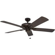 Palm Coast Fans Honeywell Belmar 52-Inch Outdoor Ceiling Fan, Five Damp Rated Blades, Exterior, Bronze