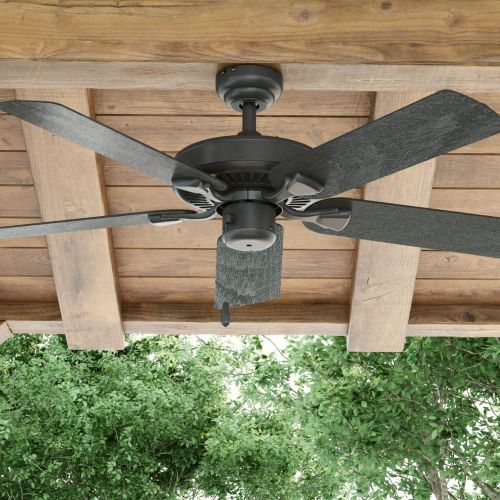  Palm Coast Fans Honeywell Belmar 52-Inch Outdoor Ceiling Fan, Five Damp Rated Blades, Exterior, Bronze