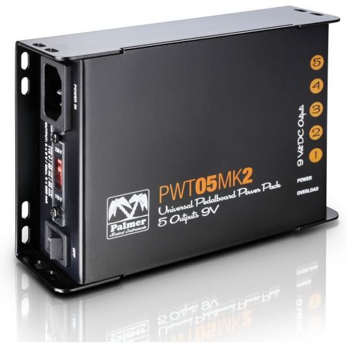  Palmer PWT 05 MK 2 Universal 9V Pedalboard Power Supply 5 Outputs (PWT05MKII)