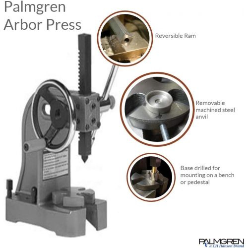  Palmgren AP10 1 Ton Arbor Press