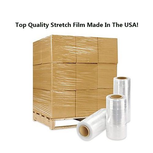  Palpak Films Best Selling Stretch Film Dispenser with Clear Plastic Stretch Film, Industrial Strength Moving & Packing Wrap, 2 Pack 18 x 1500 Ft Rolls with Tension Knob Adjustment for Furniture