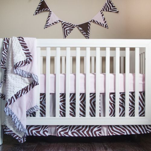  Pam Grace Creations ZOE ZEBRA 5 Piece Baby Bedding Set with Bumper by Pam Grace Creations