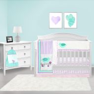 Pam Grace Creations 6Piece Lovebirds Nursery to Go Crib Bedding Set