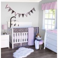 Pam Grace Creations 10 Piece Crib Bedding Set, Zara Zebra