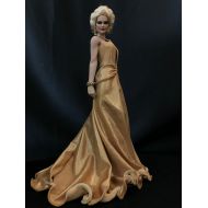 PamSDminiCostuming 1:6 scale Golden Goddess Gown for 12 inch dolls and action figures