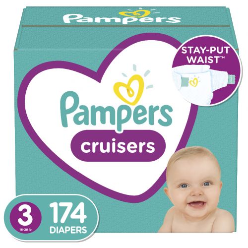  Pampers Cruisers Diapers Size 3, 25 Count