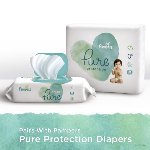  Pampers Aqua Pure Sensitive Baby Wipes 6X Pop-Top 336 Count
