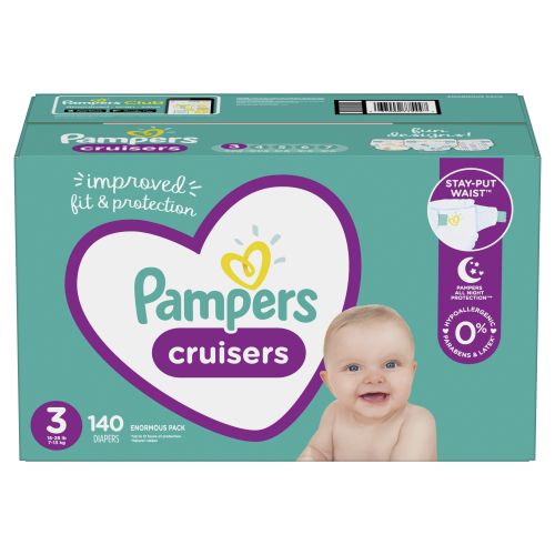  Pampers Cruisers Diapers, Size 3, 174 Count