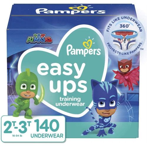  Pampers Easy Ups Training Pants Boys and Girls, Size 4, (2T-3T), 140 Count