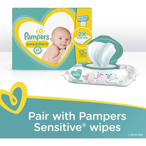  [아마존베스트]Diapers Size 4, 150 Count - Pampers Swaddlers Disposable Baby Diapers, ONE MONTH SUPPLY