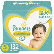 [아마존베스트]Diapers Size 5, 132 Count - Pampers Swaddlers Disposable Baby Diapers, ONE MONTH SUPPLY
