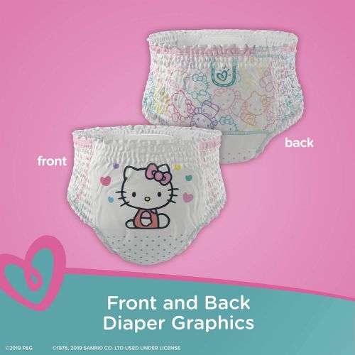  [아마존베스트]Pampers Easy Ups Training Underwear Girls Size 4 2T-3T 140 Count