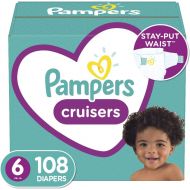 [아마존베스트]Diapers Size 6, 108 Count - Pampers Cruisers Disposable Baby Diapers, ONE MONTH SUPPLY