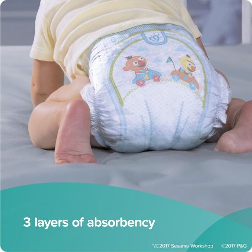  [아마존베스트]Diapers Size 6, 144 Count - Pampers Baby Dry Disposable Baby Diapers, ONE MONTH SUPPLY