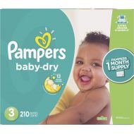 [아마존베스트]Diapers Size 3, 210 Count - Pampers Baby Dry Disposable Baby Diapers, ONE MONTH SUPPLY