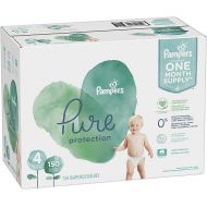 [아마존베스트]Size 4, 150 Count - Pampers Pure Disposable Baby Diapers, Hypoallergenic and Fragrance Free Protection,...