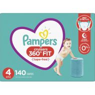 [아마존베스트]Pampers Pull On Diapers Size 4 - Cruisers 360˚ Fit Disposable Baby Diapers with Stretchy...