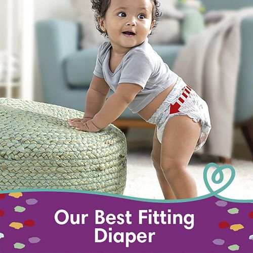  [아마존베스트]Pampers Pull On Diapers Size 4 - Cruisers 360˚ Fit Disposable Baby Diapers with Stretchy...