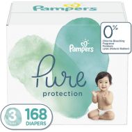 [아마존베스트]Size 3, 168 Count - Pampers Pure Disposable Baby Diapers, Hypoallergenic and Fragrance Free Protection,...