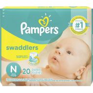 [아마존베스트]Pampers Swaddlers Diapers Size N 20 Count Pack of 2 (Total of 40 Pampers)