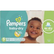 [아마존베스트]Diapers Size 5, 112 Count - Pampers Baby Dry Disposable Baby Diapers, Giant
