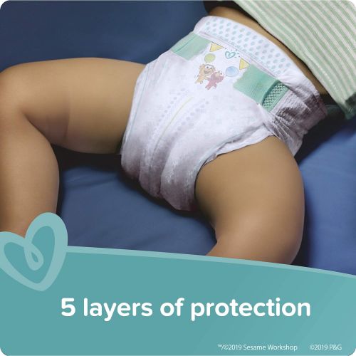  [아마존베스트]Diapers Size 4, 128 Count - Pampers Baby Dry Disposable Baby Diapers, Giant