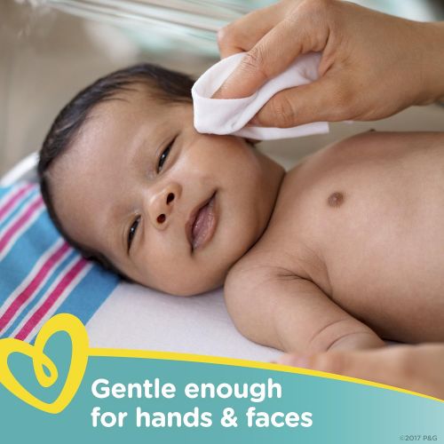  [아마존베스트]Pampers Sensitive Water-Based Baby Diaper Wipes, 9X Pop-Top - Hypoallergenic and Unscented - 504 Count