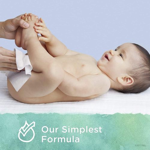 [아마존베스트]Pampers Aqua Pure 12 Pop-Top Packs Sensitive Water Baby Wipes, Hypoallergenic and Unscented, 672 Count