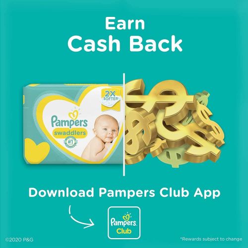  Diapers Size 4, 150 Count - Pampers Swaddlers Disposable Baby Diapers, ONE MONTH SUPPLY