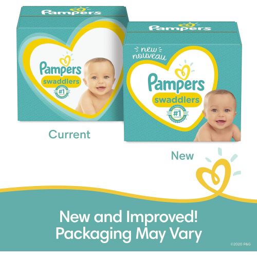  Diapers Size 3, 168 Count - Pampers Swaddlers Disposable Baby Diapers, ONE MONTH SUPPLY