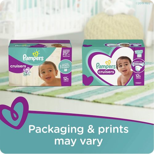  Diapers Size 4, 160 Count - Pampers Cruisers Disposable Baby Diapers, ONE MONTH SUPPLY