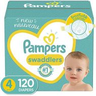 Diapers Size 4, 120 Count - Pampers Swaddlers Disposable Baby Diapers