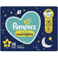 Diapers Size 4, 58 Count - Pampers Swaddlers Overnights Disposable Baby Diapers, Super Pack