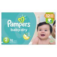 Diapers Size 2, 112 Count - Pampers Baby Dry Disposable Baby Diapers, Super Pack