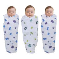 Pampers Muslin Cotton Swaddle Blankets 2 Layered Super Soft Smooth Breathable Baby Blankets for...