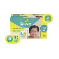 Diapers Size 5, 132 Count - Pampers Swaddlers Disposable Baby Diapers, ONE MONTH SUPPLY