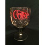 /Pamsplunder Coke is It; Highly Collectible Old Fashioned Coke Glass; Cocoa Cola Trademark Glass; Vintage Coke;