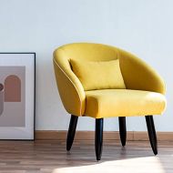 Panama Accent Fabric Chair Single Sofa Comfy Upholstered Arm Chair Living Room Furniture Mustard Yellow (Yellow)