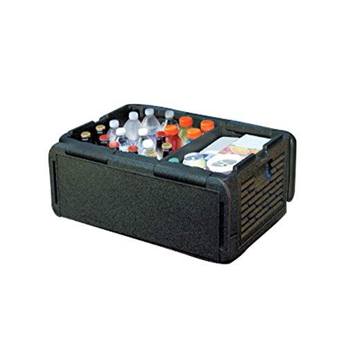  Panamami 35L Tragbare Groesse Auto Kuehlschrank Auto Innen Kuehlschrank Trinken Lebensmittel Kuehler Waermer Box fuer Auto Outdoor Camping Picknick - schwarz