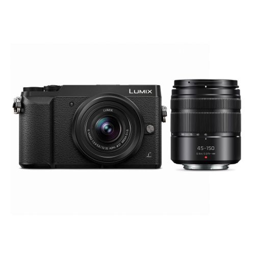 파나소닉 Panasonic DMC-GX85WK 4K Mirrorless Camera with 12-32mm and 45-150mm Lens Bundle