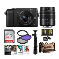 Panasonic PANASONIC LUMIX GX85 4K Mirrorless Camera,12-32mm and 45-150mm 2 Lens Bundle