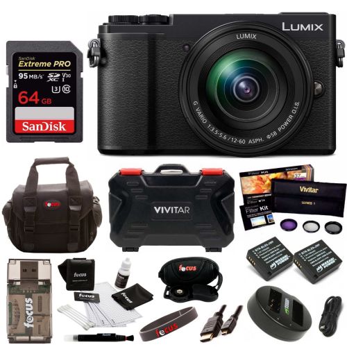 파나소닉 Panasonic Lumix DC-GX9MK 4K Mirrorless with 12-60mm 64GB Bundle