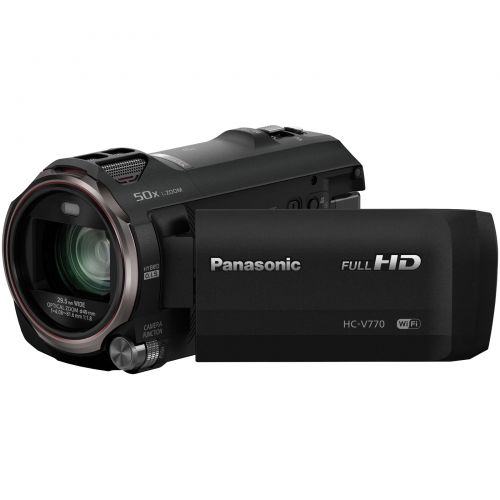 파나소닉 Panasonic HC-V770 Wireless Smartphone Twin Recording Wi-Fi HD Video Camera Camcorder Twin Features: Picture-in Picture Full-motion Recording