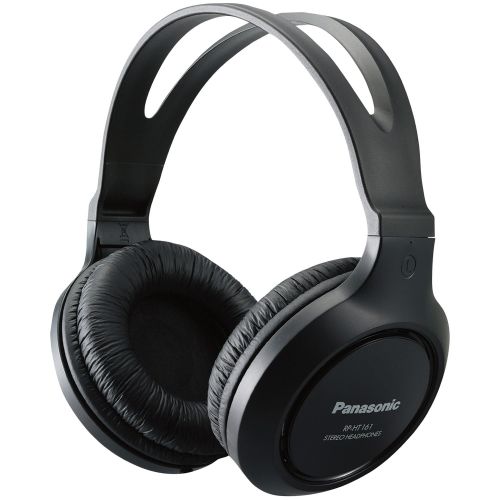 파나소닉 Panasonic RP-HT161-K Full Size Over-Ear Wired Long-Cord Headphones