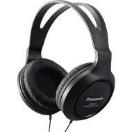 Panasonic Headphones, Lightweight Over the Ear Wired Headphones with Clear Sound and XBS for Extra Bass, Long Cord, 3.5mm Jack for Phones and Laptops - RP-HT161-K (Black)