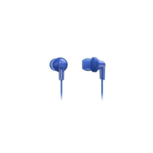 파나소닉 Panasonic PANASONIC Bluetooth Earbud Headphones with Microphone, Call/Volume Controller and Quick Charge Function - RP-HJE120B-A - in-Ear Headphones (Blue)